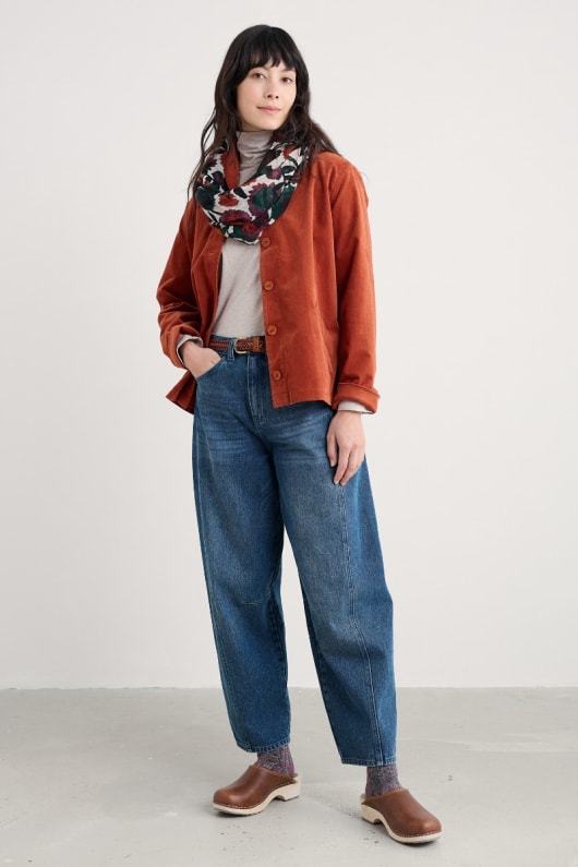 brightwork cut cord-jacke