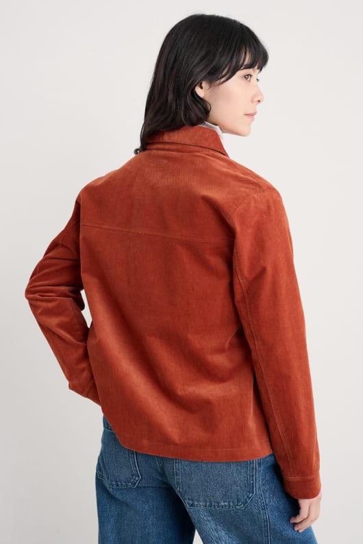 brightwork cut cord-jacke