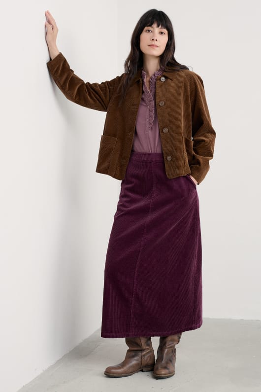 das ocean mist cord-jacke