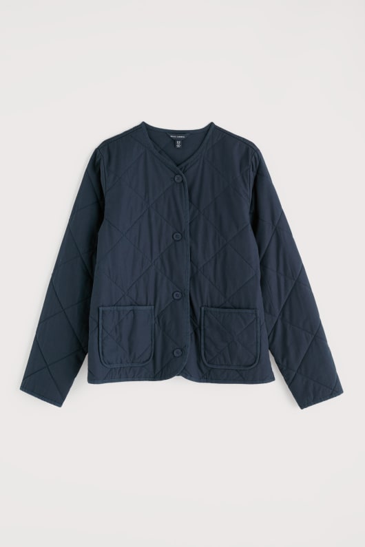swift scheune bio-baumwolle gesteppte jacke