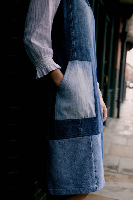jenseits von retro-x meersalz calican trägerkleid