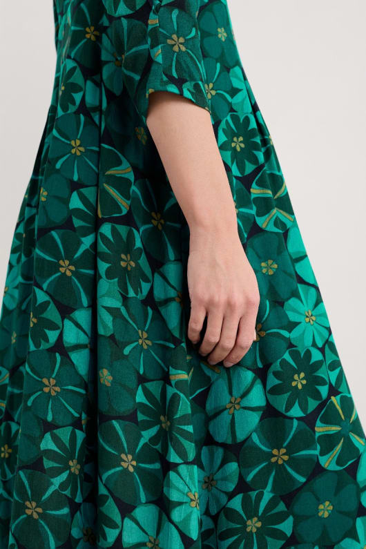 etta oben gedruckt-knöchel-kleid