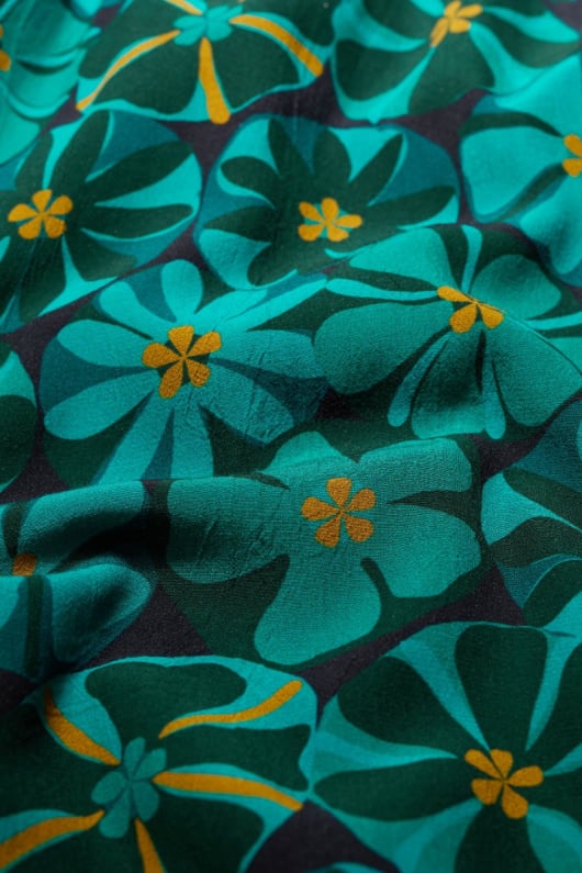 etta oben gedruckt-knöchel-kleid