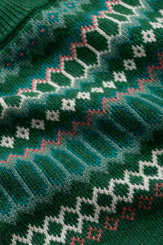 vogel-ring-fair-isle-strickkleid