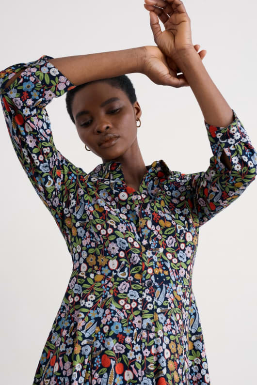 cudden jersey shirt kleid