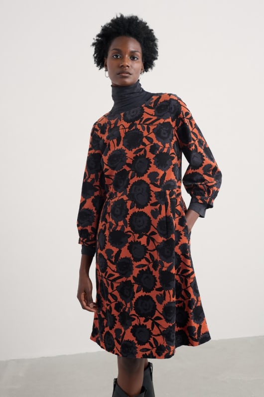 garten-kräuter aus bio-baumwolle cord dress