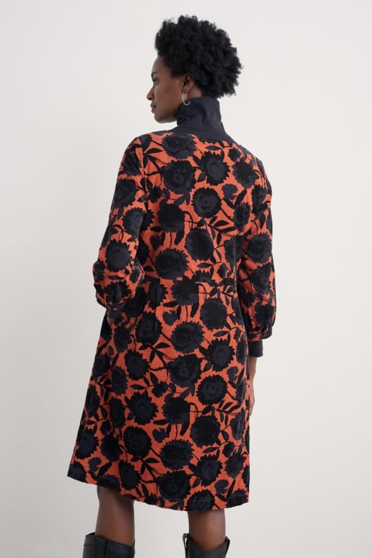 garten-kräuter aus bio-baumwolle cord dress