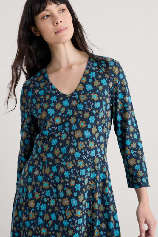 nancy 34 Ärmel jersey kleid
