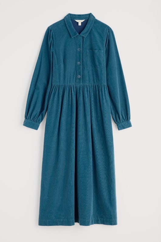 rosina shirt-stil midi kleid