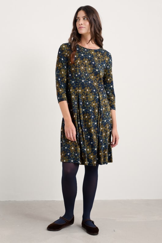 hamamelis-jersey gedruckt kleid