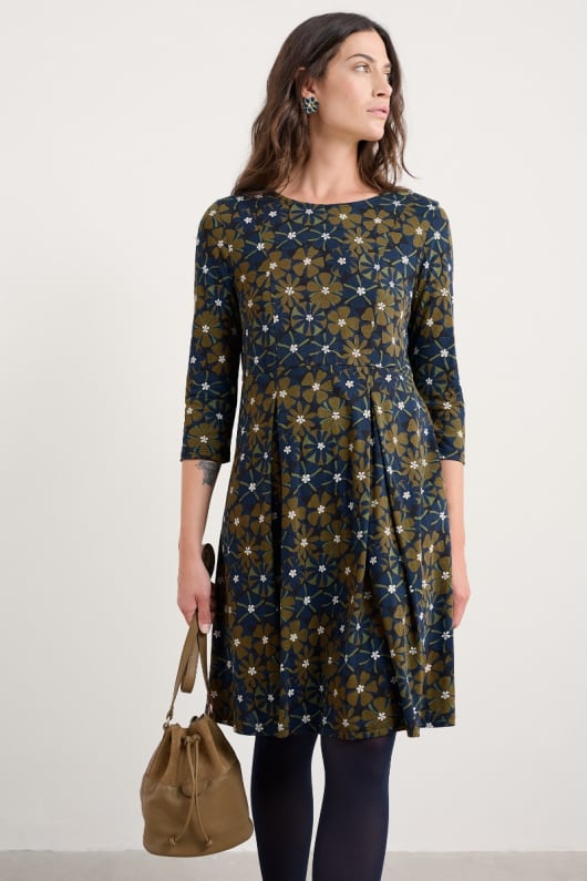 hamamelis-jersey gedruckt kleid