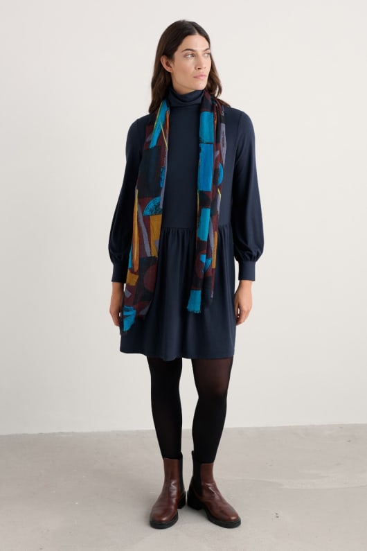 elinora roll neck dress