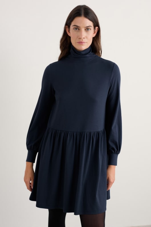 elinora roll neck dress