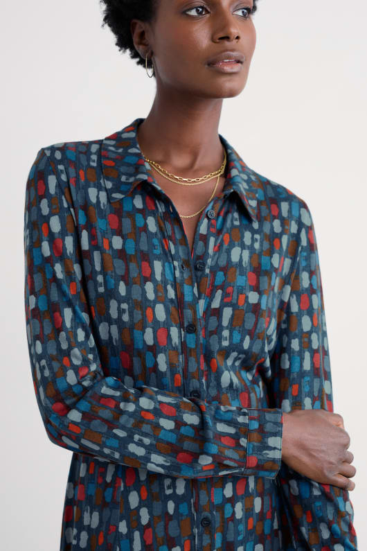 küste von jersey shirt kleid