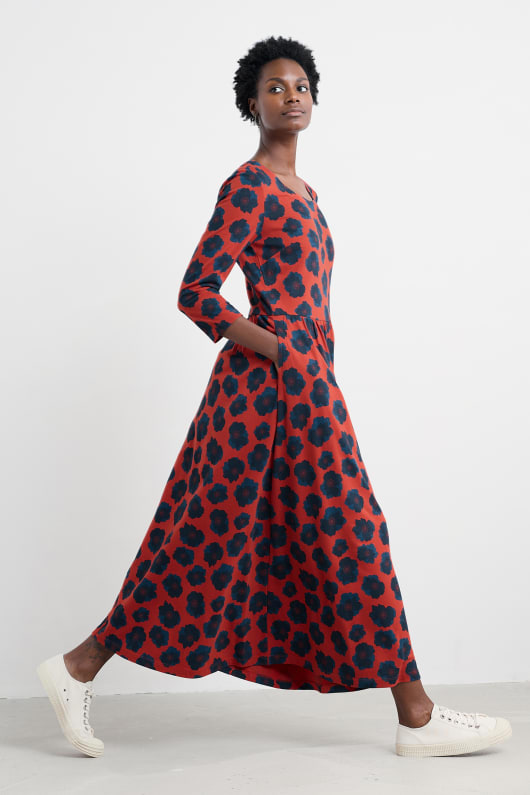 emily taillierten kleid