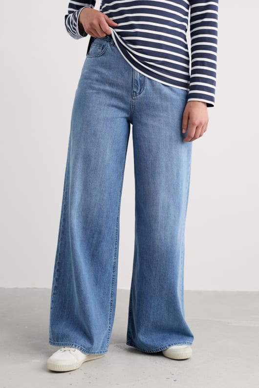 godrevy wide leg jean