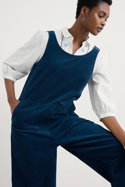 salz in der luft cord jumpsuit