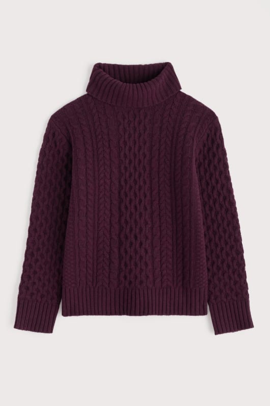 kiefer wald cable knit merino pullover