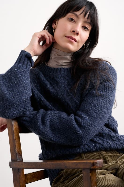 tressa kabel stricken jumper