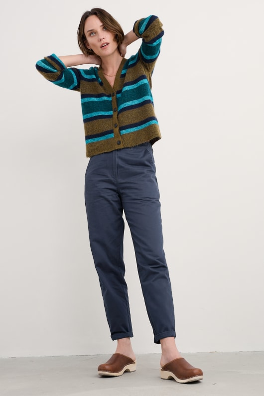 radierung v-neck cardigan enthält mohair