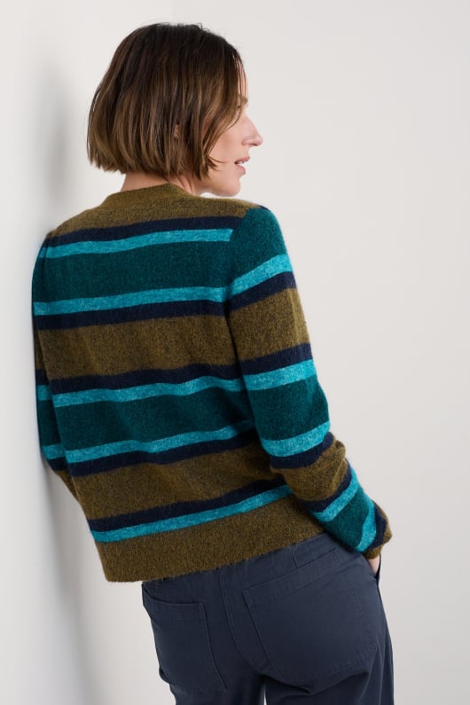 radierung v-neck cardigan enthält mohair