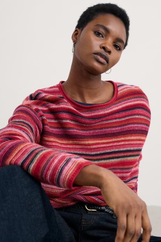 fruchtig gestreift pullover