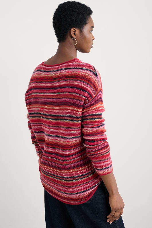 fruchtig gestreift pullover