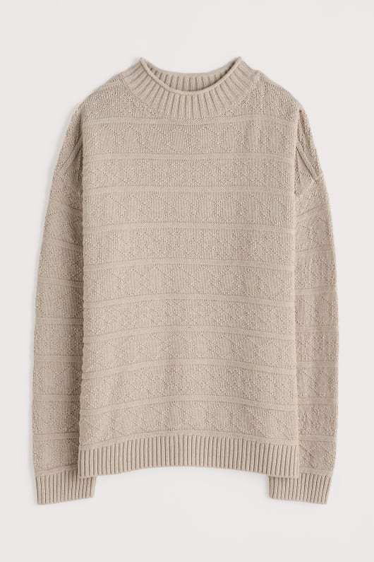 penkestle gestrickte jumper enthält recycelte baumwolle