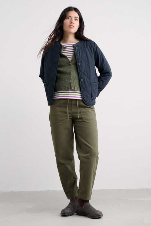 dawson pick-strickjacke gemacht mit merino
