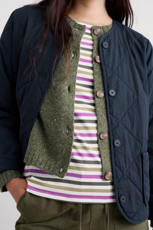 dawson pick-strickjacke gemacht mit merino
