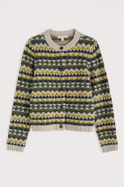 dawson pick merino-blend fair isle cardigan