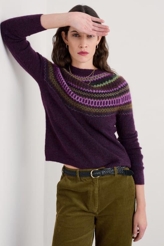 annik fair isle jumper