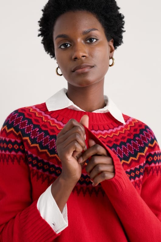 gurnard s head fair isle jumper