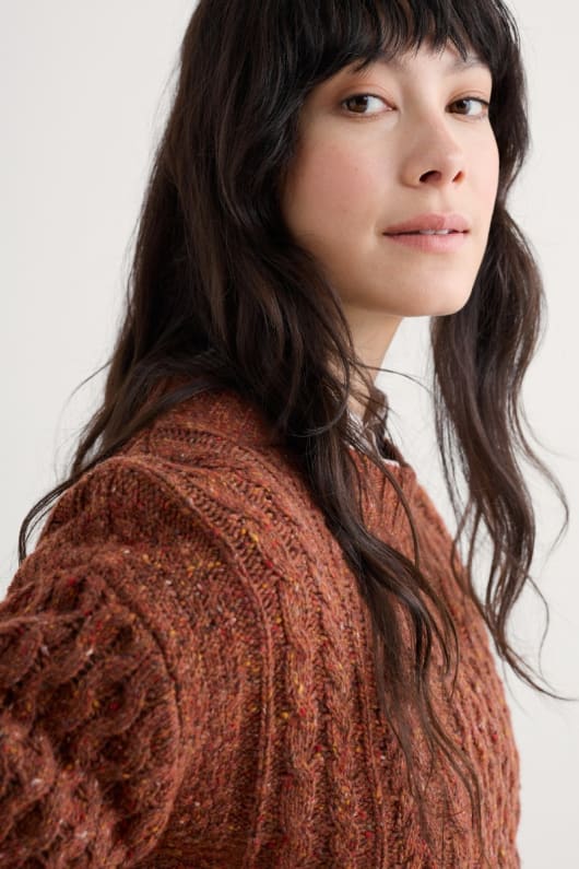 newlyn kabel stricken jumper