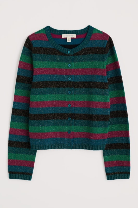 tern flut sparkle merino blend strickjacke
