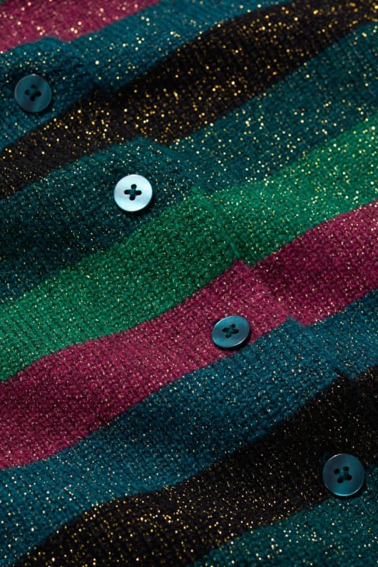 tern flut sparkle merino blend strickjacke