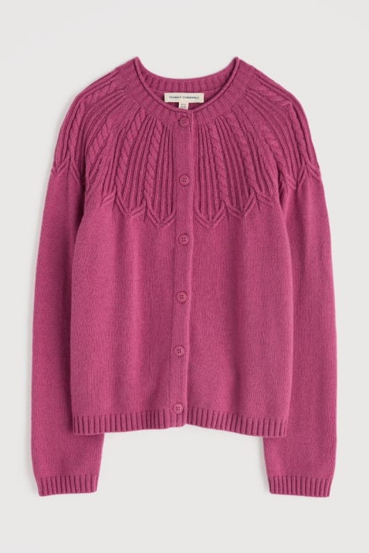 sand song cable stich cardigan