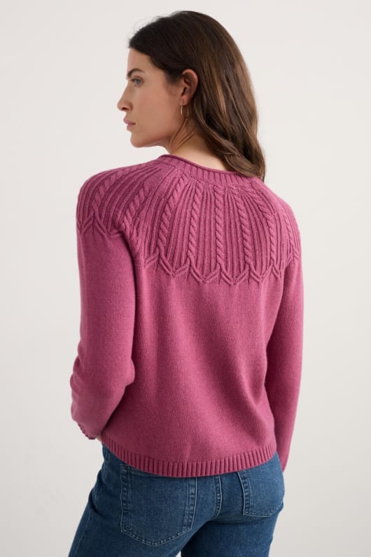 sand song cable stich cardigan