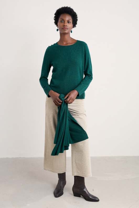 serenity jumper with detachable scarf