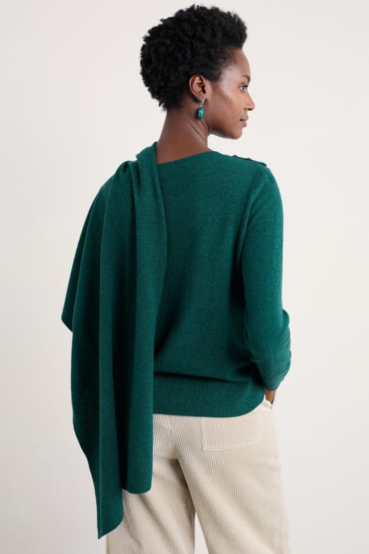 serenity jumper with detachable scarf