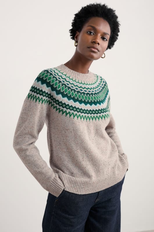gurnard s head fair isle lambswool jumper
