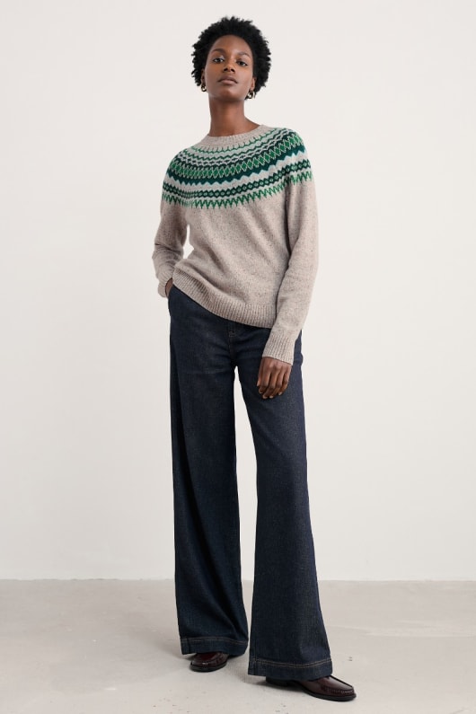 gurnard s head fair isle lambswool jumper