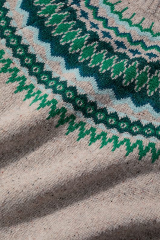 gurnard s head fair isle lambswool jumper