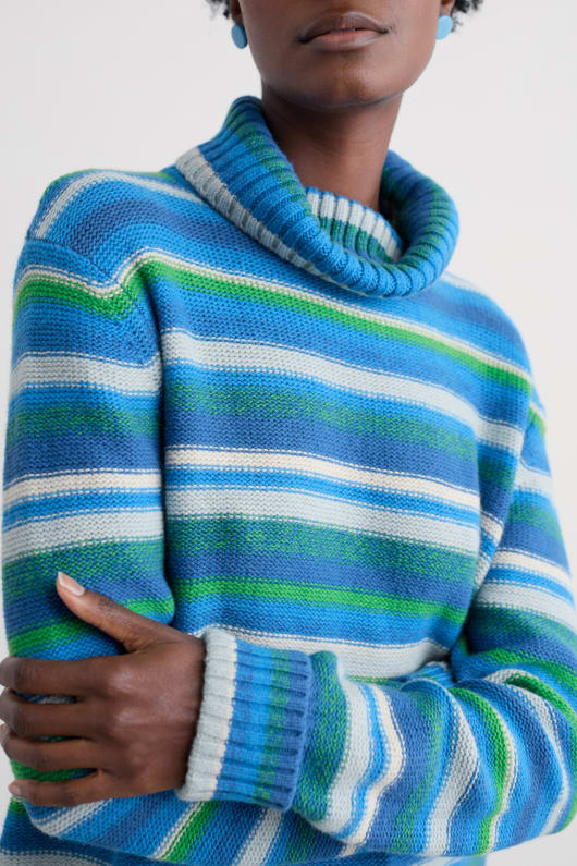 braque gestreiften pullover mit wolle