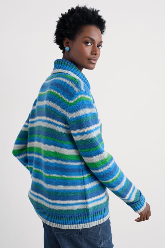 braque gestreiften pullover mit wolle