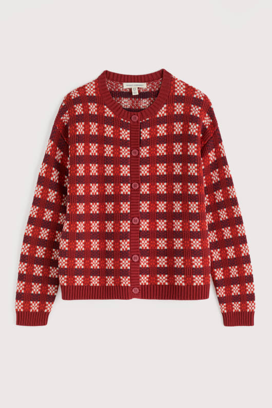 kensa bio-baumwolle geprüft strickjacke