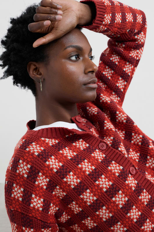 kensa bio-baumwolle geprüft strickjacke
