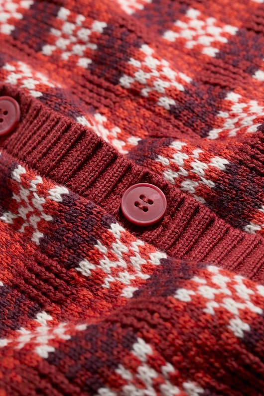 kensa bio-baumwolle geprüft strickjacke