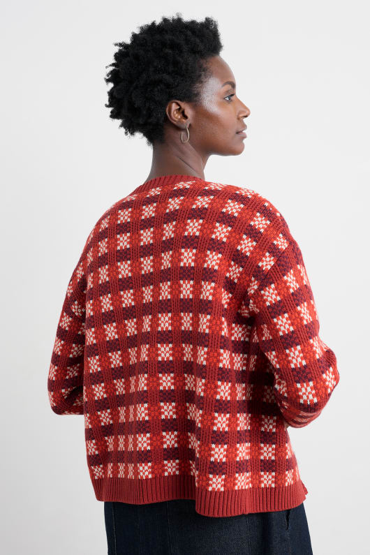 kensa bio-baumwolle geprüft strickjacke