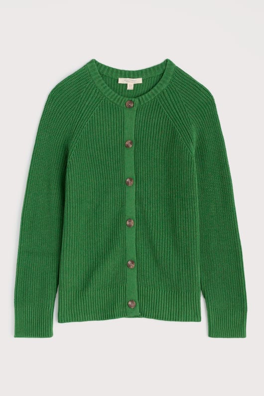 töpfer wiese bio-baumwolle gestrickt strickjacke